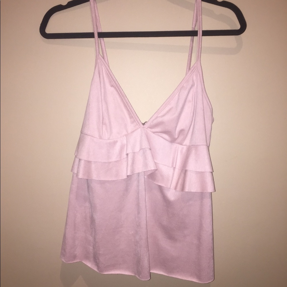 Pink spaghetti strap top
